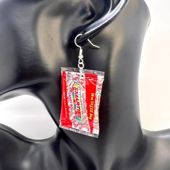 Smarties Earrings - Valentines Candy Earrings - Mini Brands Earrings - Picture 9 of 9